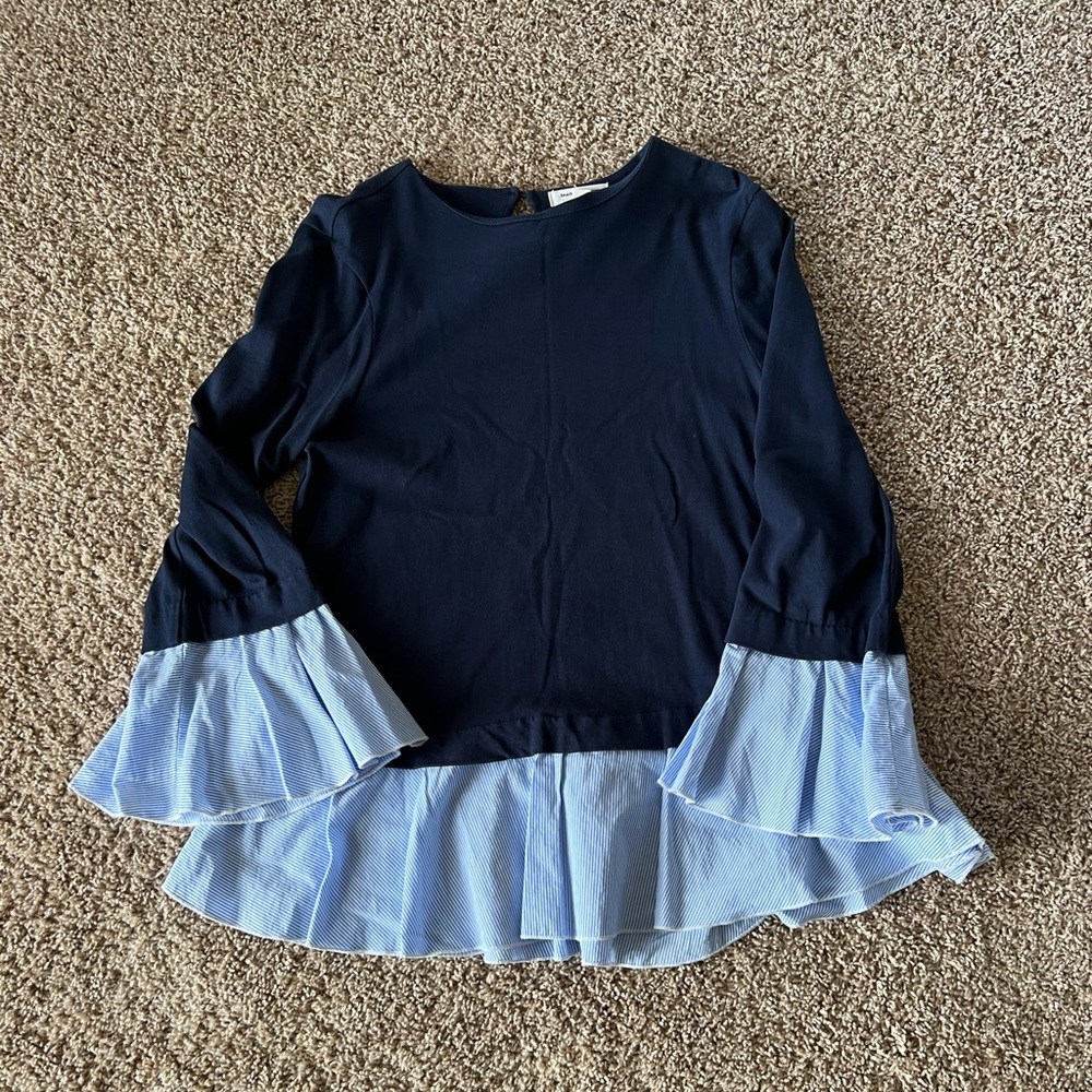 Navy blouse